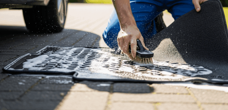 Nettoyage et séchage des tapis et moquettes de voiture