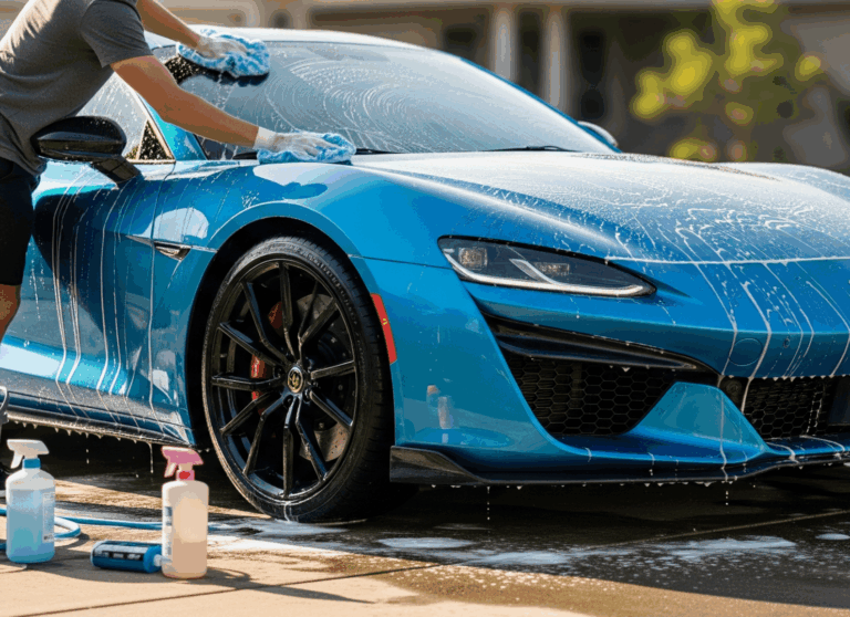 Comment laver sa voiture de sport ?