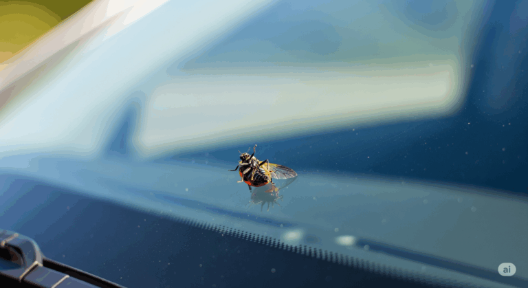 Insectes incrustés dans la carrosserie : comment les éviter et les retirer ?