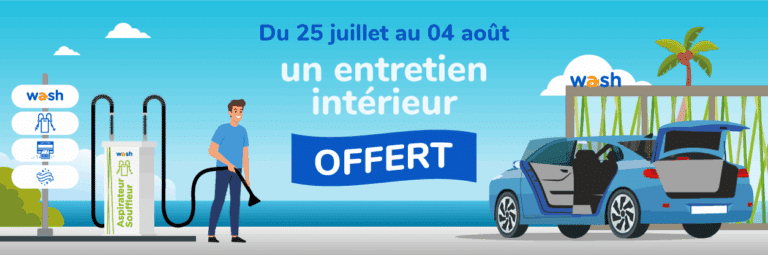 Profitez d&rsquo;un entretien intérieur offert ! – Offre Juillet / Août 2025