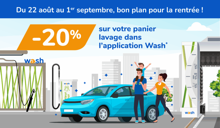 Bon plan de rentrée : – 20 % sur votre panier lavage